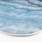 Mystic Stone Aqua Blue Bath Mat Gallery Image 3