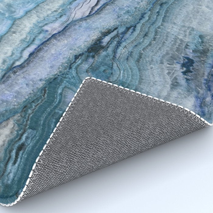 Mystic Stone Aqua Blue Rug Gallery Image 4