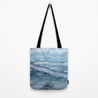 Mystic Stone Aqua Blue Tote Bag Gallery Image 2