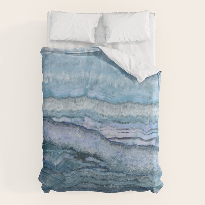 Mystic Stone Aqua Blue Duvet Cover Gallery Image 6