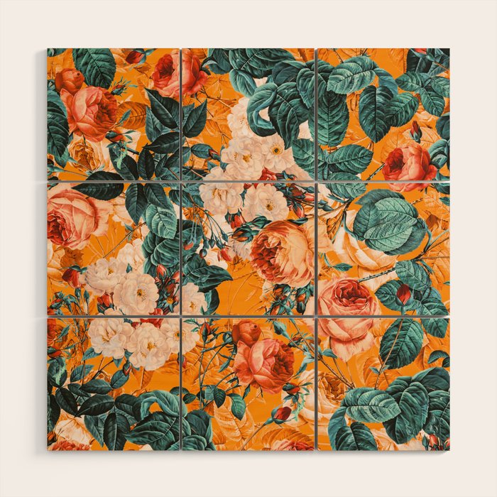 SUMMER GARDEN III Wood Wall Art Gallery Image 1
