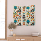 Vintage Skiwear Wall Tapestry Gallery Image 2