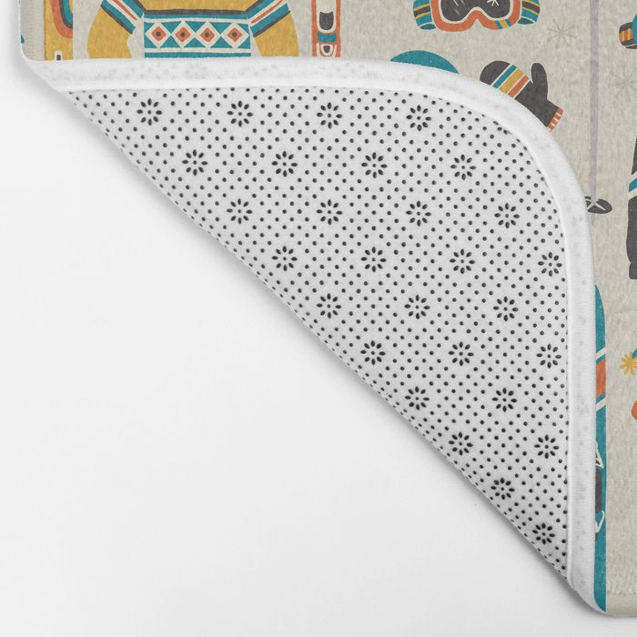Vintage Skiwear Bath Mat Gallery Image 2