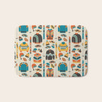 Vintage Skiwear Bath Mat Gallery Image 1