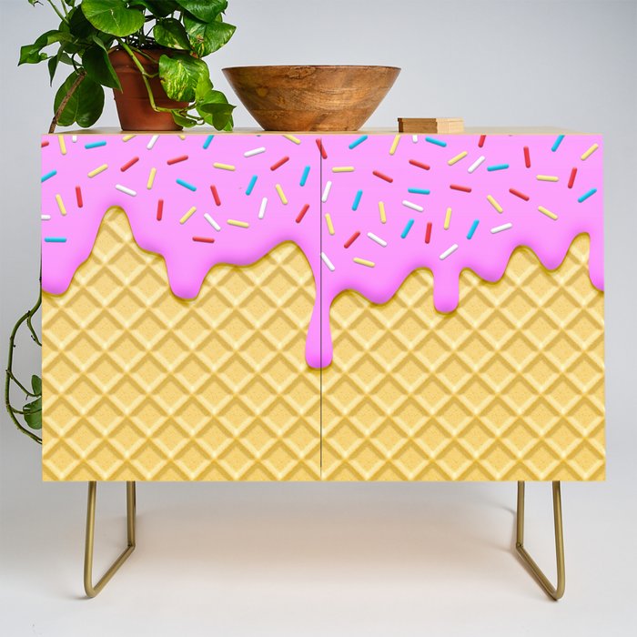 Strawberry Ice Cream Credenza Gallery Image 1