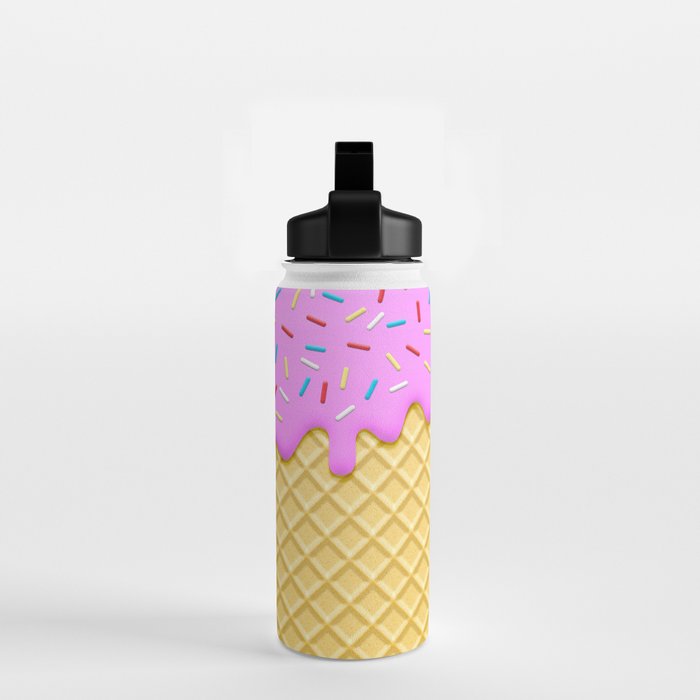 Strawberry Ice Cream Water Bottle Gallery Image 2