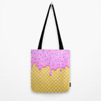 Strawberry Ice Cream Tote Bag Gallery Image 2