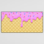 Strawberry Ice Cream Desk Mat Gallery Image 3