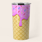 Strawberry Ice Cream Travel Mug Gallery Image 1