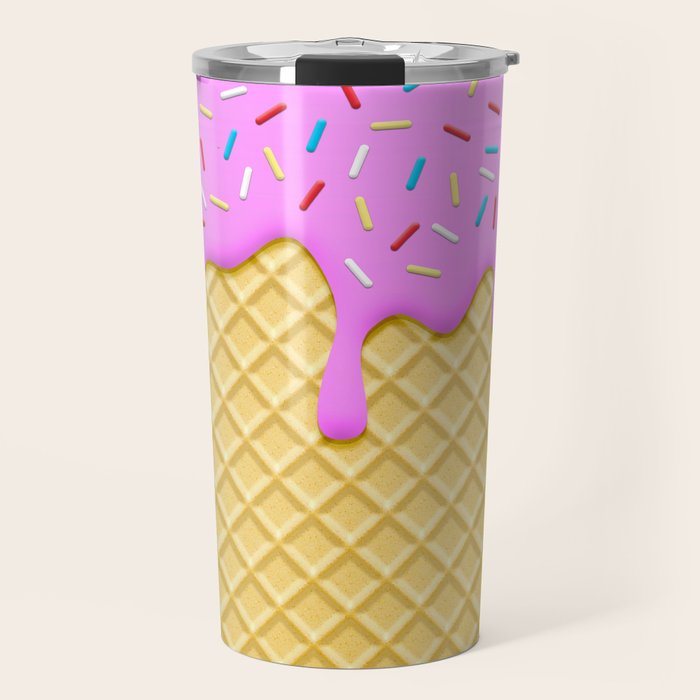 Strawberry Ice Cream Travel Mug Gallery Image 1