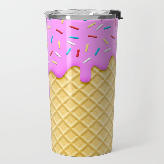 Strawberry Ice Cream Travel Mug Gallery Image 2