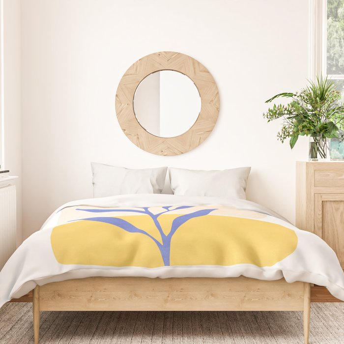 Nature's Balance Abstract Landscape Duvet Cover Gallery Image 3