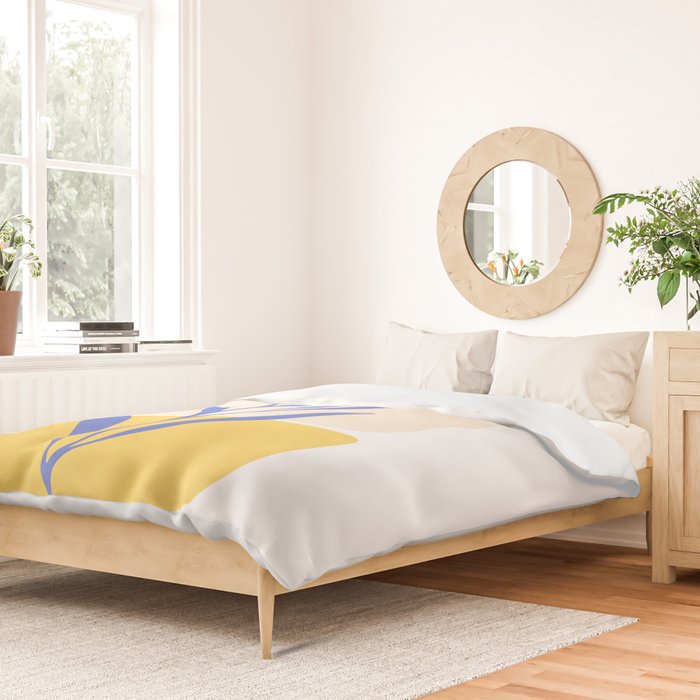 Nature's Balance Abstract Landscape Duvet Cover Gallery Image 2