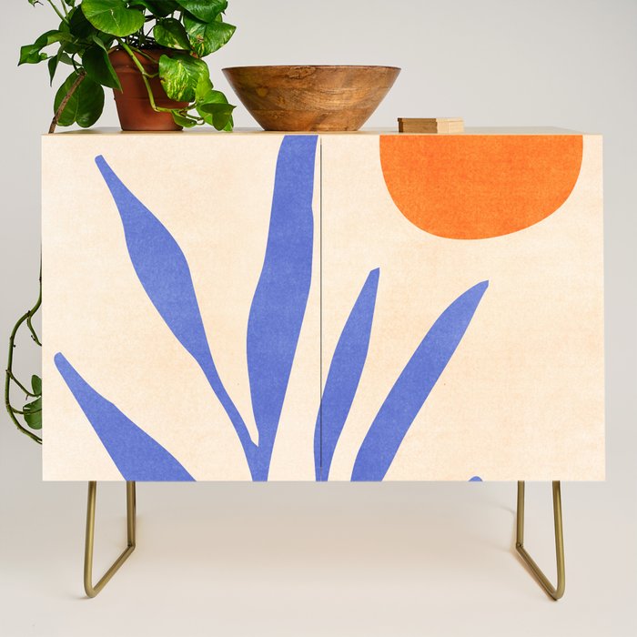 Nature's Balance Abstract Landscape Credenza Gallery Image 1