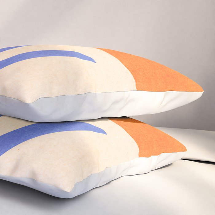Nature's Balance Abstract Landscape Pillow Sham Gallery Image 3