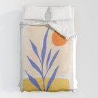 Nature's Balance Abstract Landscape Duvet Cover Gallery Image 6