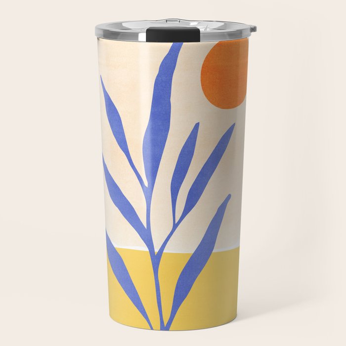 Nature's Balance Abstract Landscape Travel Mug Gallery Image 1