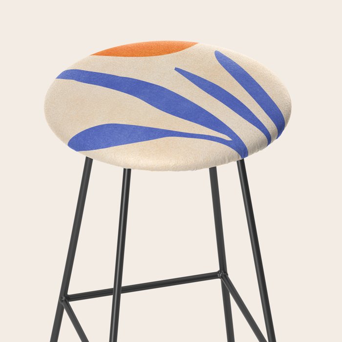 Nature's Balance Abstract Landscape Stool Gallery Image 2