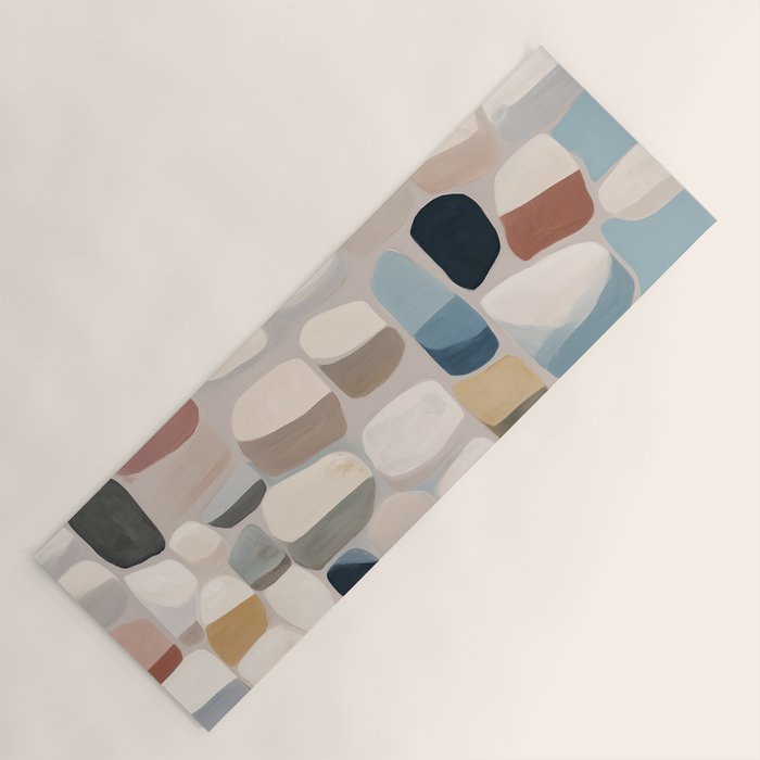 Soft Organic Stone Forms Yoga Mat Gallery Image 1