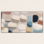 Soft Organic Stone Forms Desk Mat Gallery Image 3