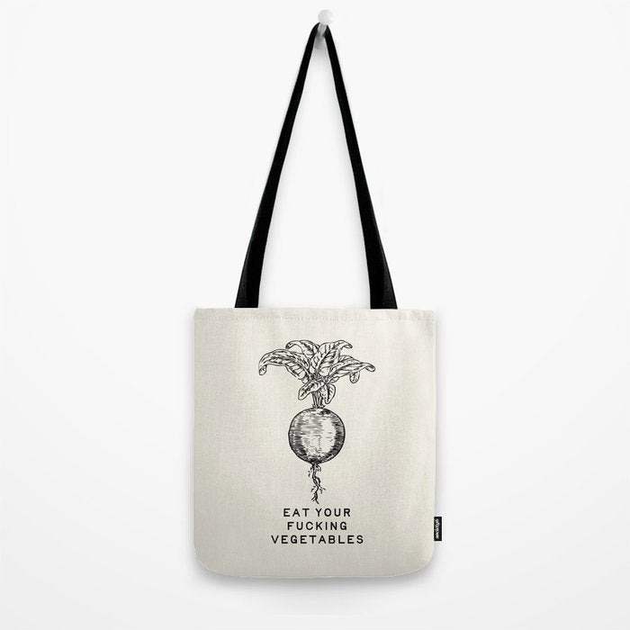 Eat Your Fucking Vegetables Tote Bag Gallery Image 2