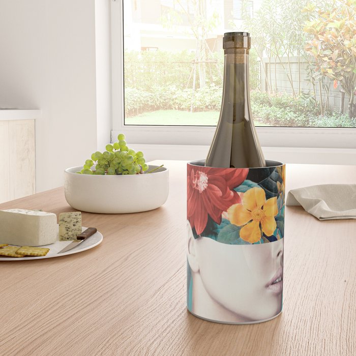 woman with flowers 16 Wine Chiller Gallery Image 4