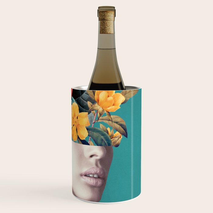 woman with flowers 16 Wine Chiller Gallery Image 3