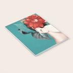 woman with flowers 16 Notebook Gallery Image 3