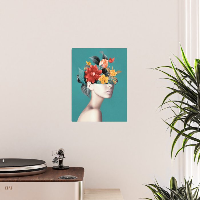 woman with flowers 16 Poster Gallery Image 2