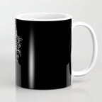 The Girl with the Flowers: Black & White Edition Coffee Mug Gallery Image 1