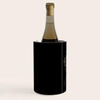 The Girl with the Flowers: Black & White Edition Wine Chiller Gallery Image 2