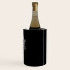 The Girl with the Flowers: Black & White Edition Wine Chiller Gallery Image 3