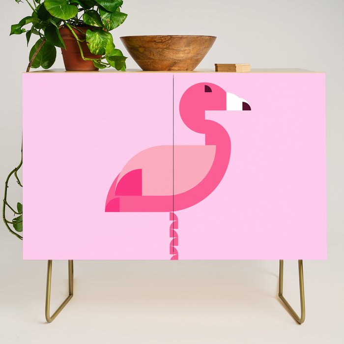 Geometric flamingo Credenza Gallery Image 1