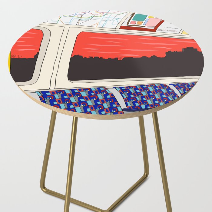 View from London Train Line Side Table Gallery Image 2