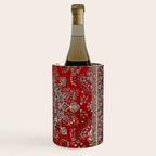 Antique Persian Rug Dark Wine Red Mashad  Wine Chiller Gallery Image 3