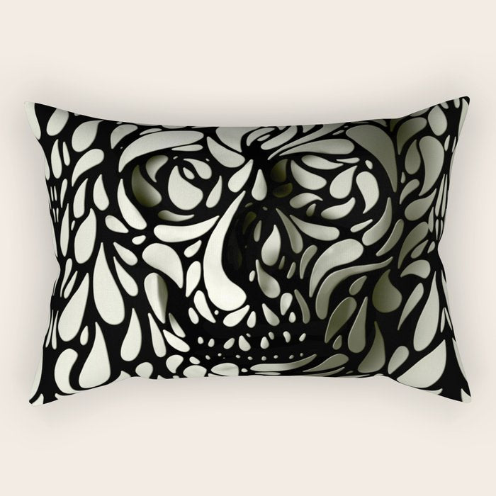 Skull Rectangular Pillow Gallery Image 2