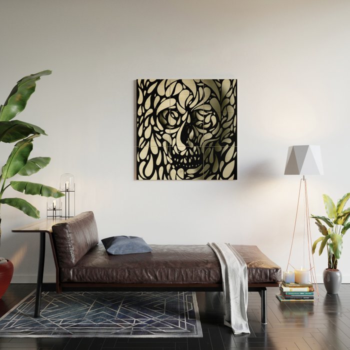 Skull Wood Wall Art Gallery Image 2