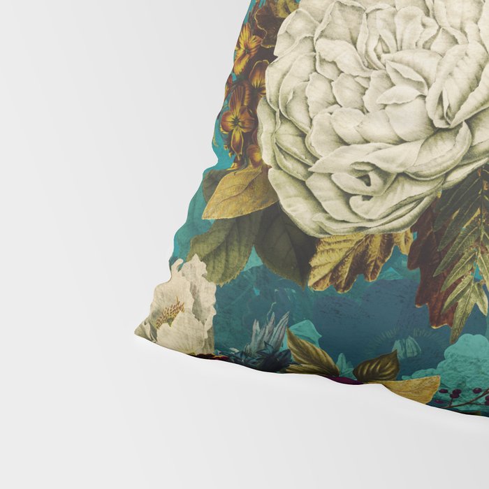 Before Midnight Blue Hour Vintage Fall Flowers Garden Pillow Sham Gallery Image 4