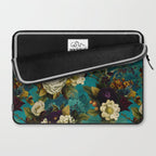 Before Midnight Blue Hour Vintage Fall Flowers Garden Laptop Sleeve Gallery Image 2