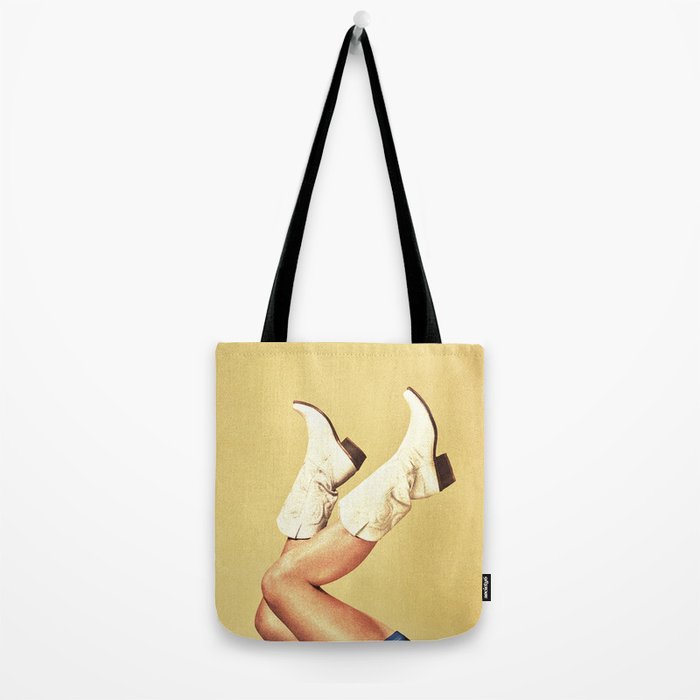 These Boots - Yellow Tote Bag Gallery Image 2