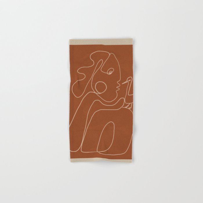 Gentle Abstract Line 2 Bath Towel Gallery Image 1