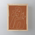 Gentle Abstract Line 2 Mini Art Print Gallery Image 1