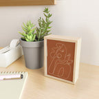 Gentle Abstract Line 2 Mini Art Print Gallery Image 2