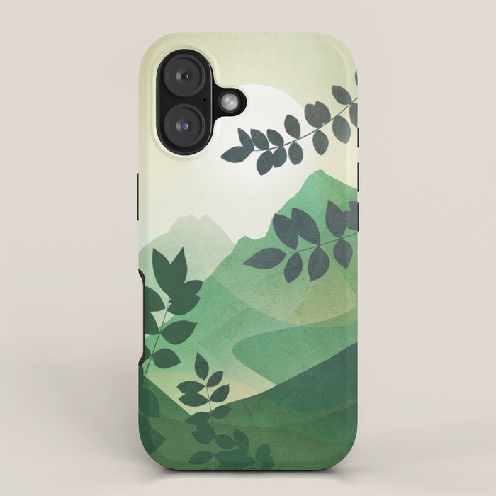 Green Mountains iPhone Case Gallery Image 1