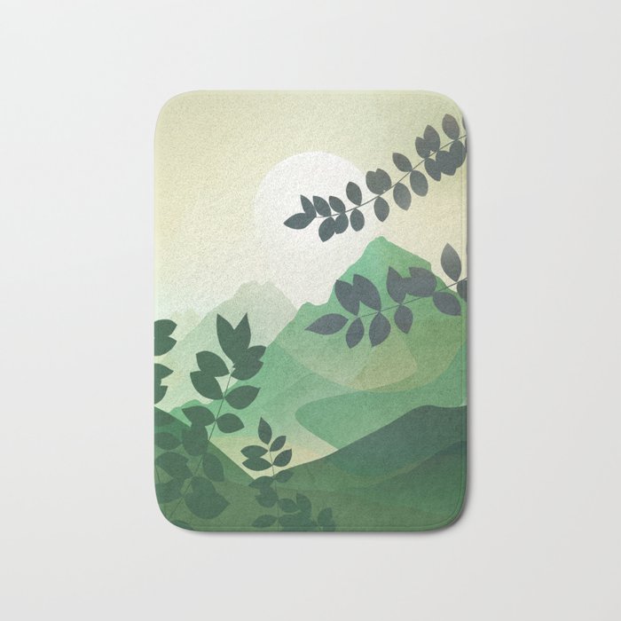 Green Mountains Bath Mat Gallery Image 1