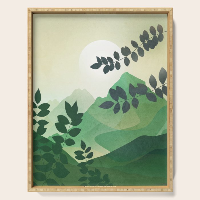 Green Mountains Serving Tray Gallery Image 1