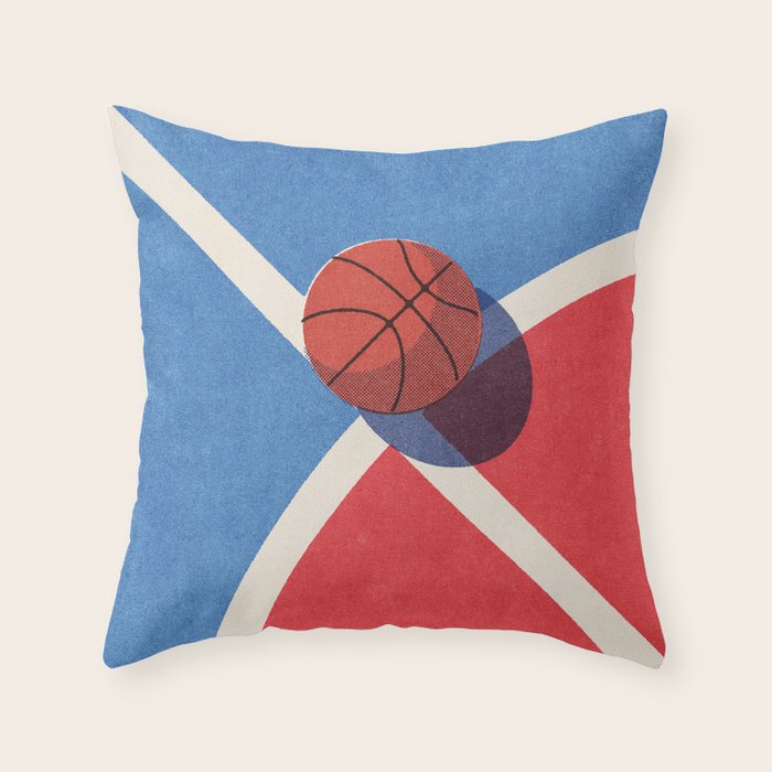 BALLS / Basketball - outdoor I Throw Pillow Gallery Image 6