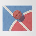 BALLS / Basketball - outdoor I Throw Blanket Gallery Image 2