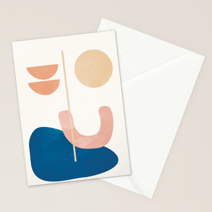 Set Line Flow 03 Stationery Card Gallery Image 2