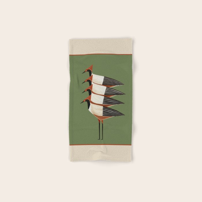 Four Birds I Bath Towel Gallery Image 1